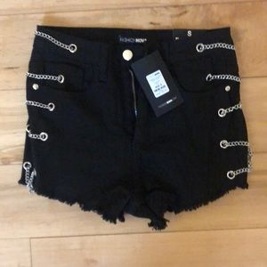 Fashion Nova Black Shorts